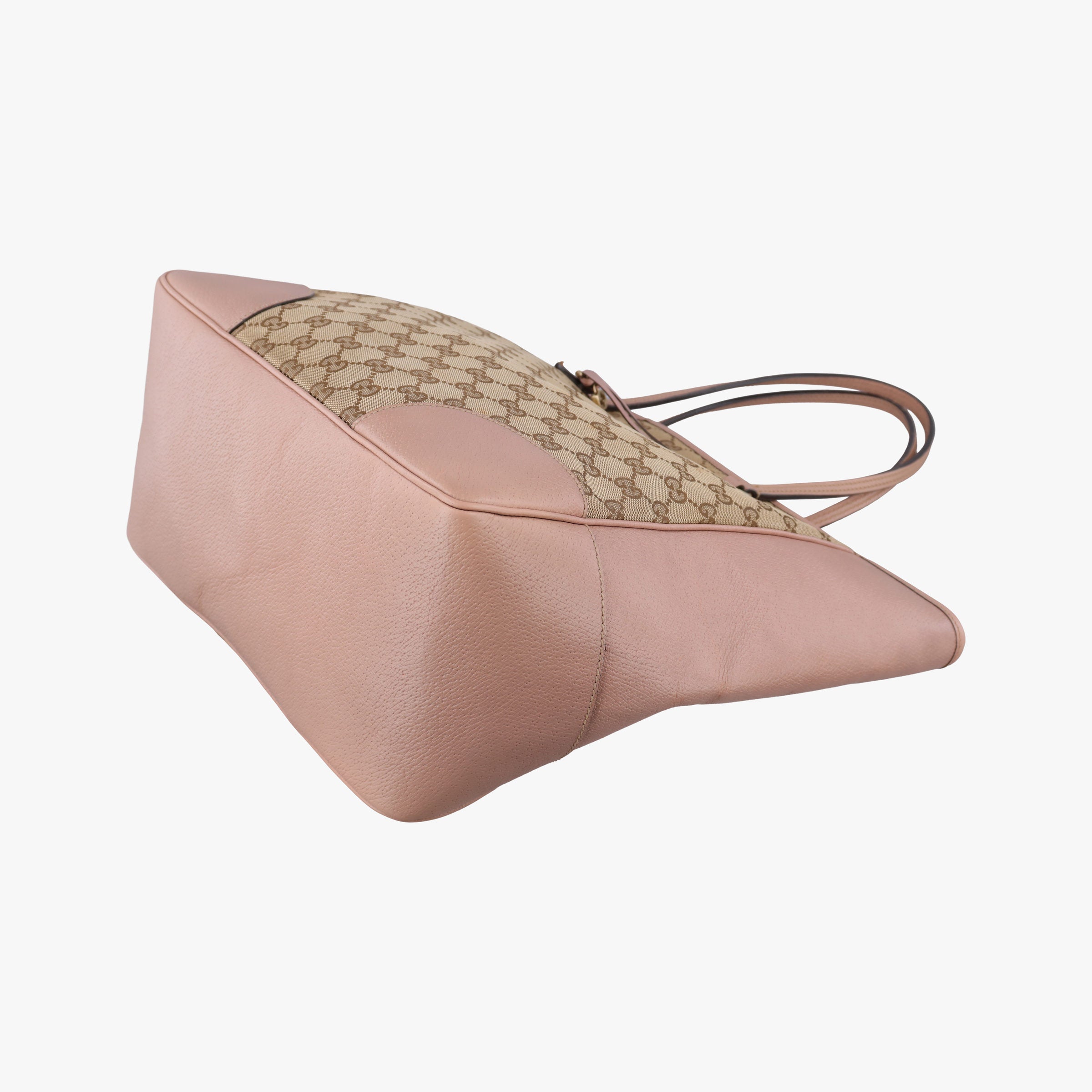 Secondhand Gucci Bree Beige×pink Canvas×Leather 323671 handbag | stylenewstar