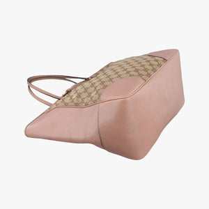 Secondhand Gucci Bree Beige×pink Canvas×Leather 323671 handbag | stylenewstar