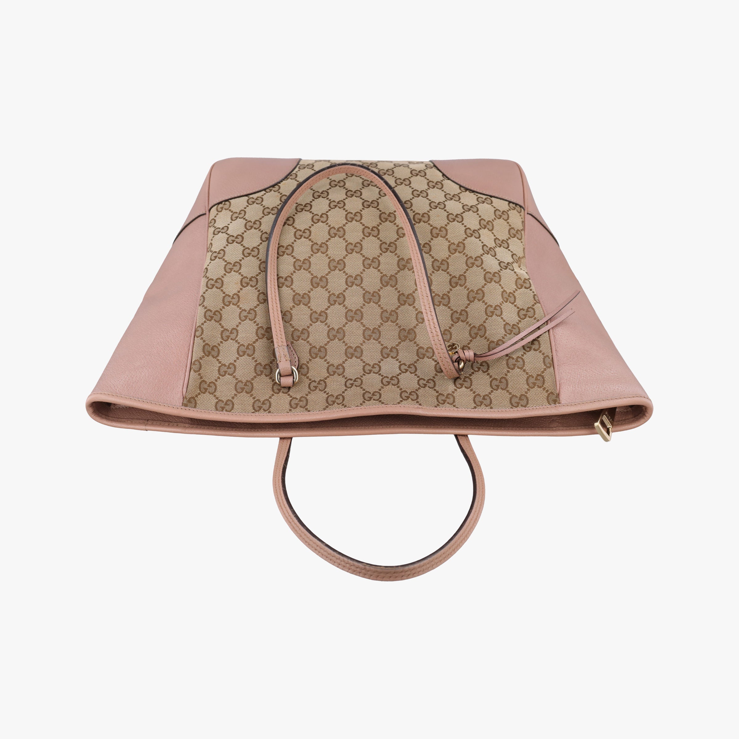 Secondhand Gucci Bree Beige×pink Canvas×Leather 323671 handbag | stylenewstar