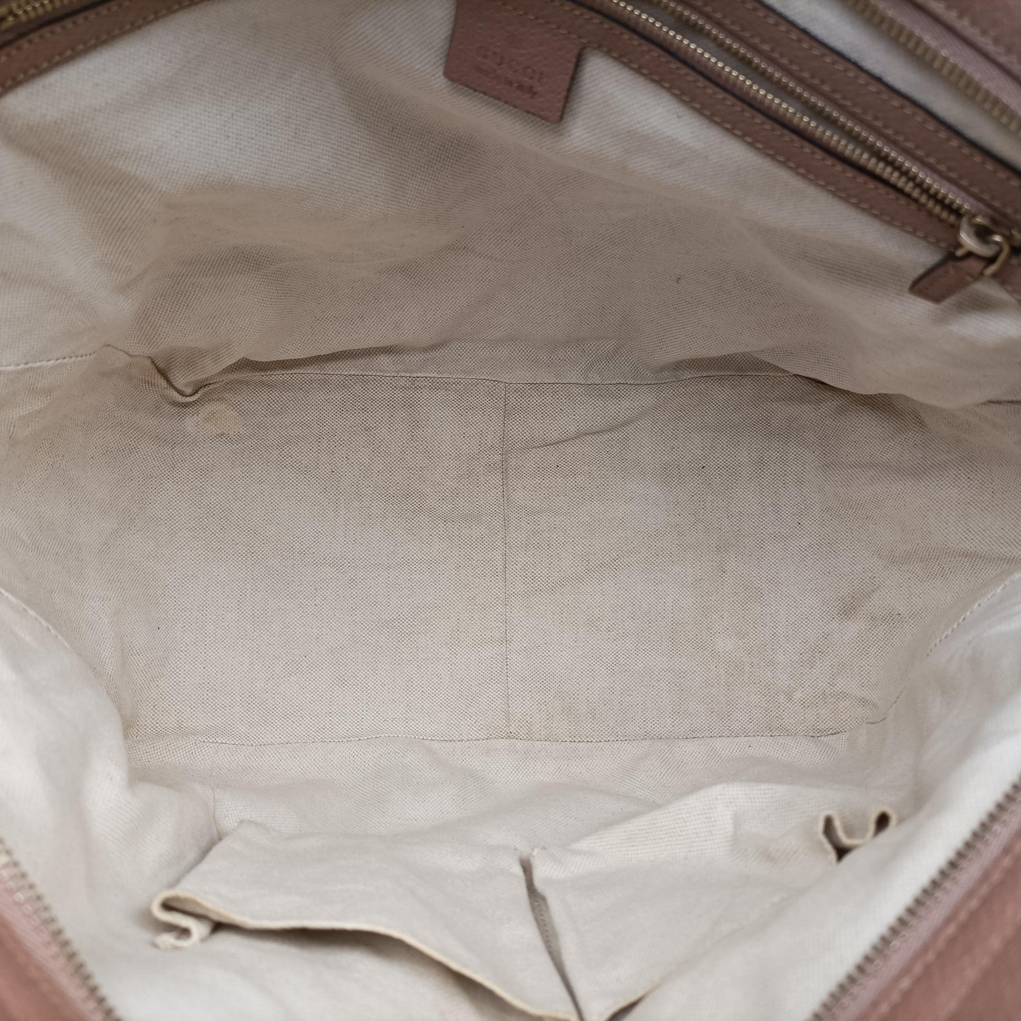 Secondhand Gucci Bree Beige×pink Canvas×Leather 323671 handbag | stylenewstar