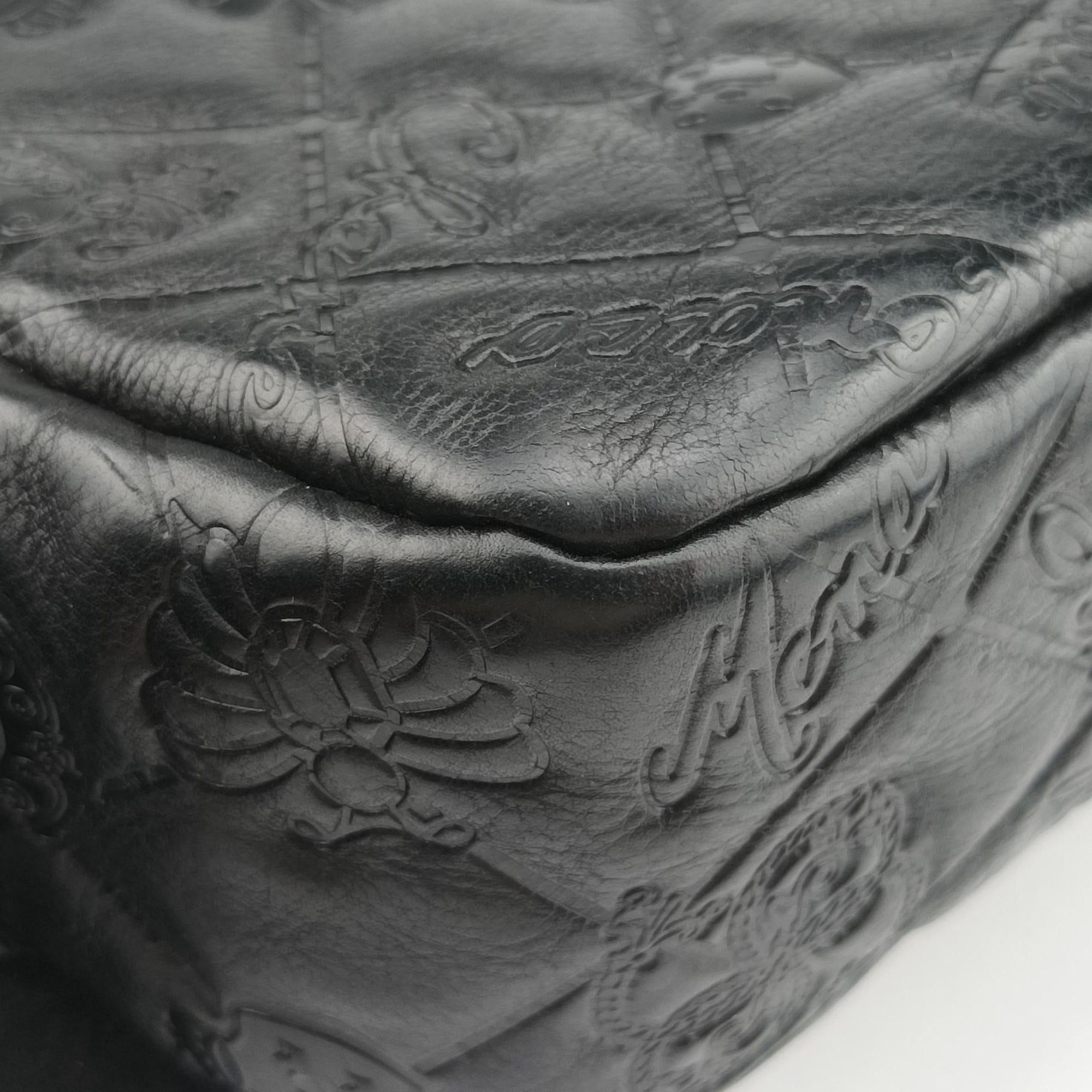 Vintage Chanel Matelasse coco mark Black lambskin A49756 shoulderbag | stylenewstar