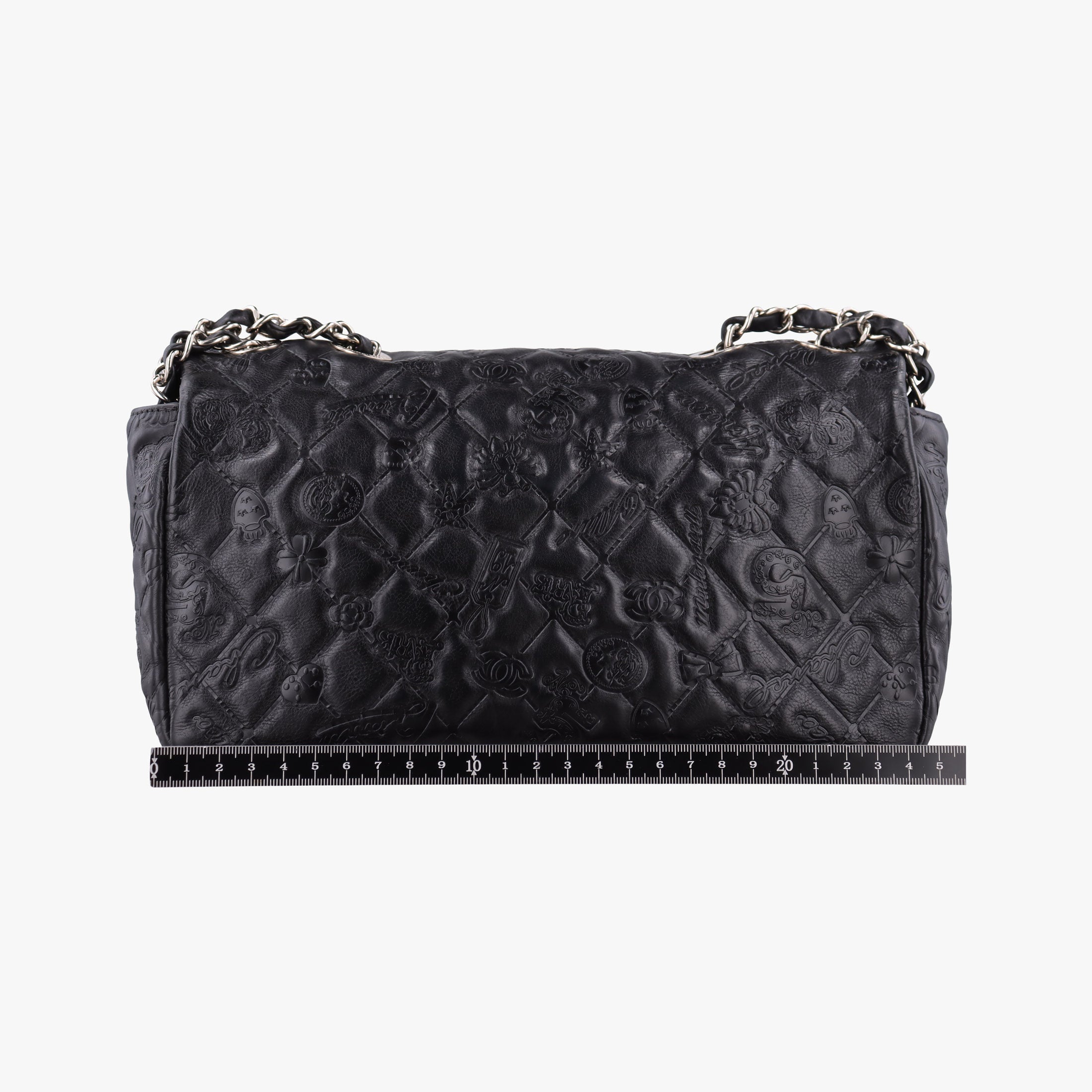 Vintage Chanel Matelasse coco mark Black lambskin A49756 shoulderbag | stylenewstar