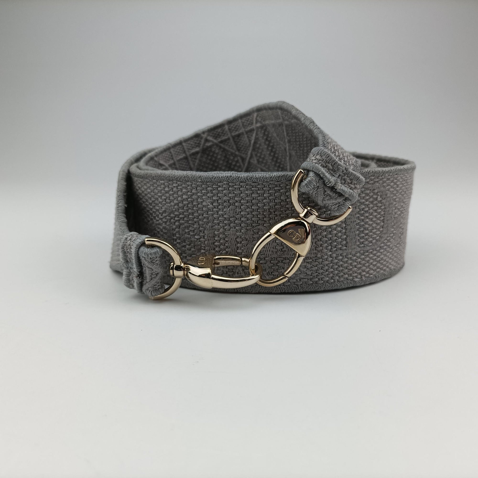 Vintage Christian Dior Lady Dior D-lite Grey Jacquard  shoulderbag | stylenewstar