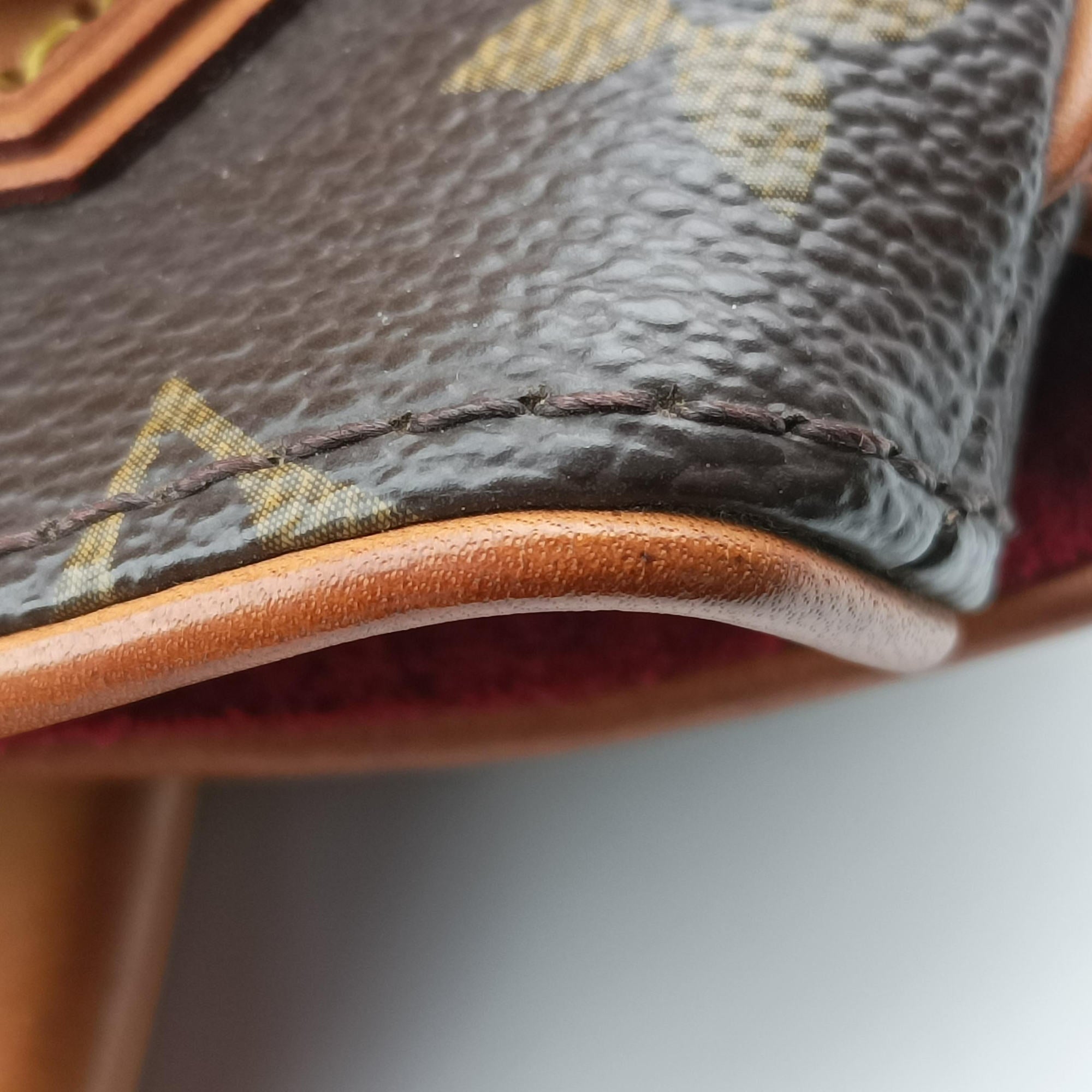 Pre-owned Louis Vuitton Griet Mirage brown Monogram Canvas M55210 handbag | stylenewstar