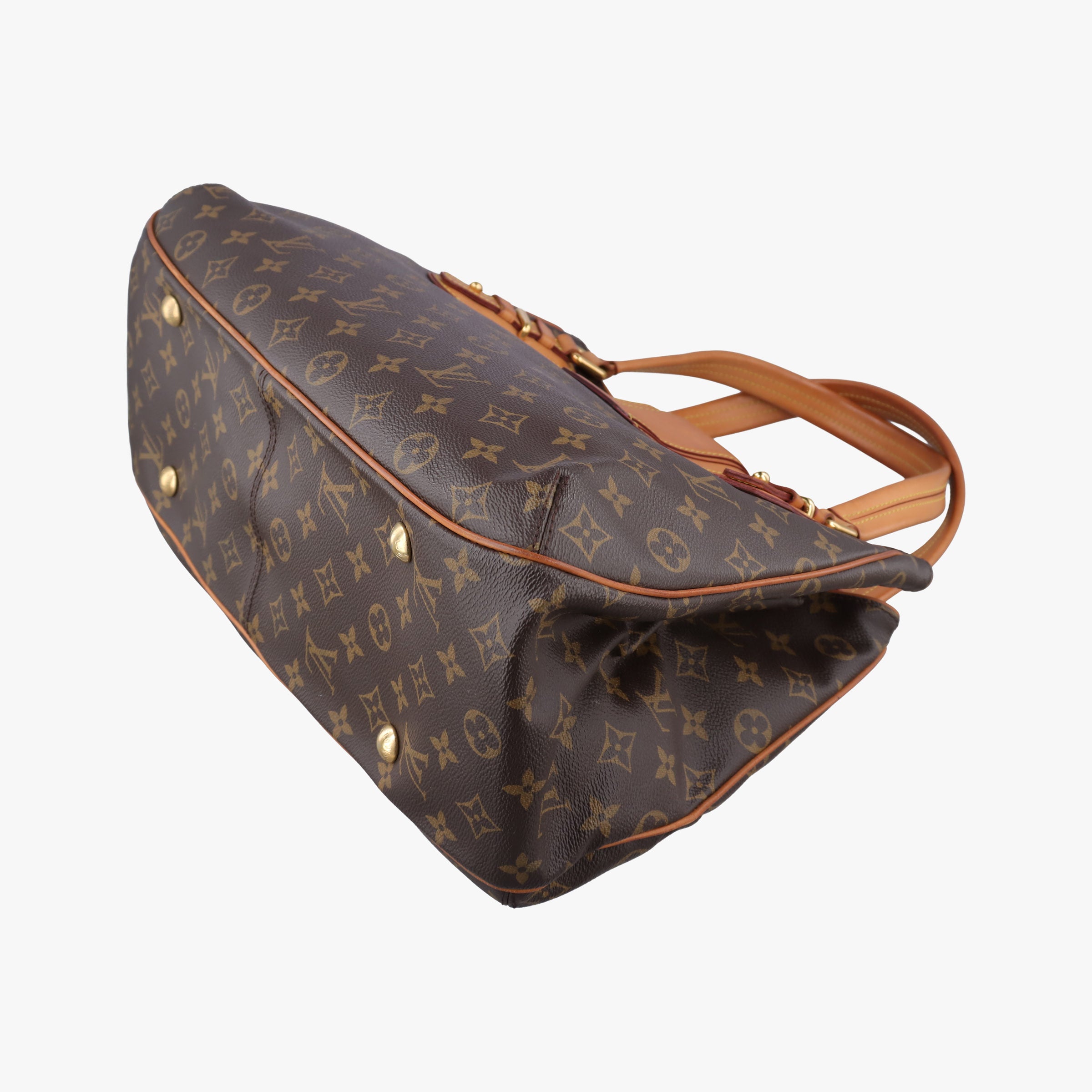 Pre-owned Louis Vuitton Griet Mirage brown Monogram Canvas M55210 handbag | stylenewstar