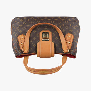 Pre-owned Louis Vuitton Griet Mirage brown Monogram Canvas M55210 handbag | stylenewstar