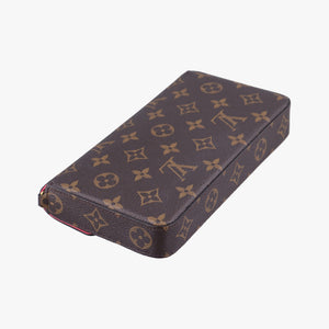Pre-owned Louis Vuitton Love Lock Pochette Felicie Brown Monogram × Fuchsia Monogram PVC Coated Canvas M63999 shoulderbag | stylenewstar