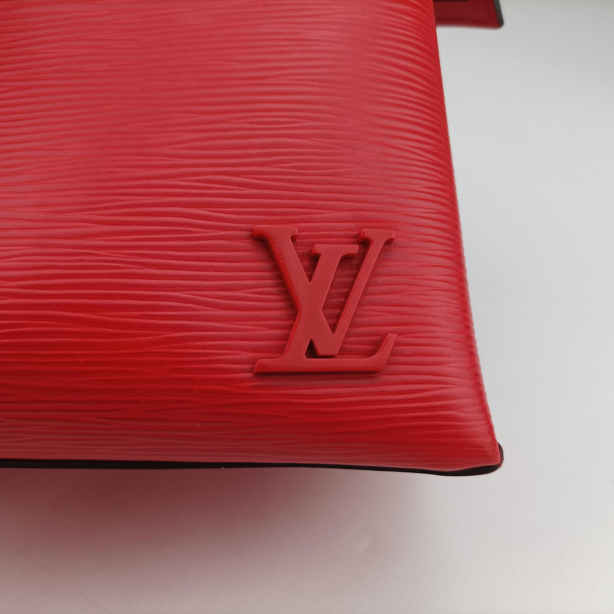 Pre-owned Louis Vuitton Kleber PM Red×Blue epi M51333 shoulderbag | stylenewstar