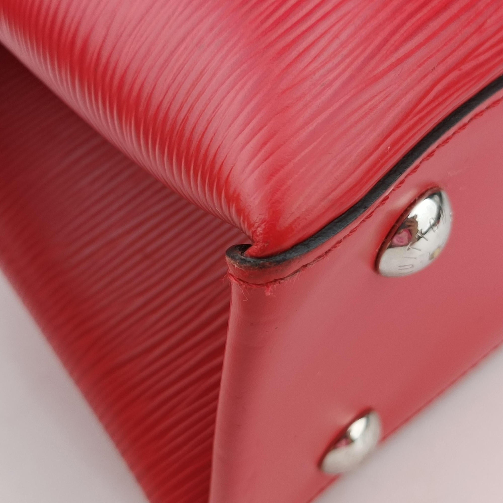 Pre-owned Louis Vuitton Kleber PM Red×Blue epi M51333 shoulderbag | stylenewstar