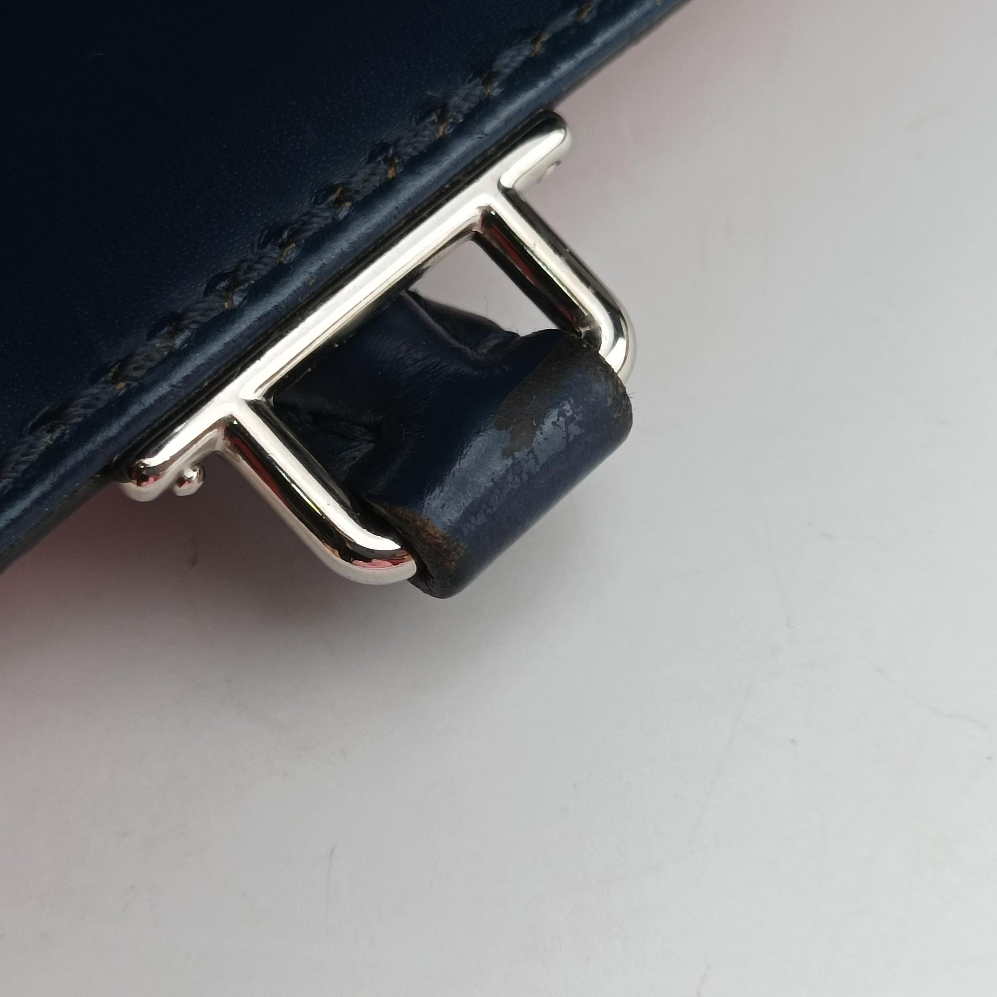 Pre-owned Louis Vuitton Kleber PM Red×Blue epi M51333 shoulderbag | stylenewstar