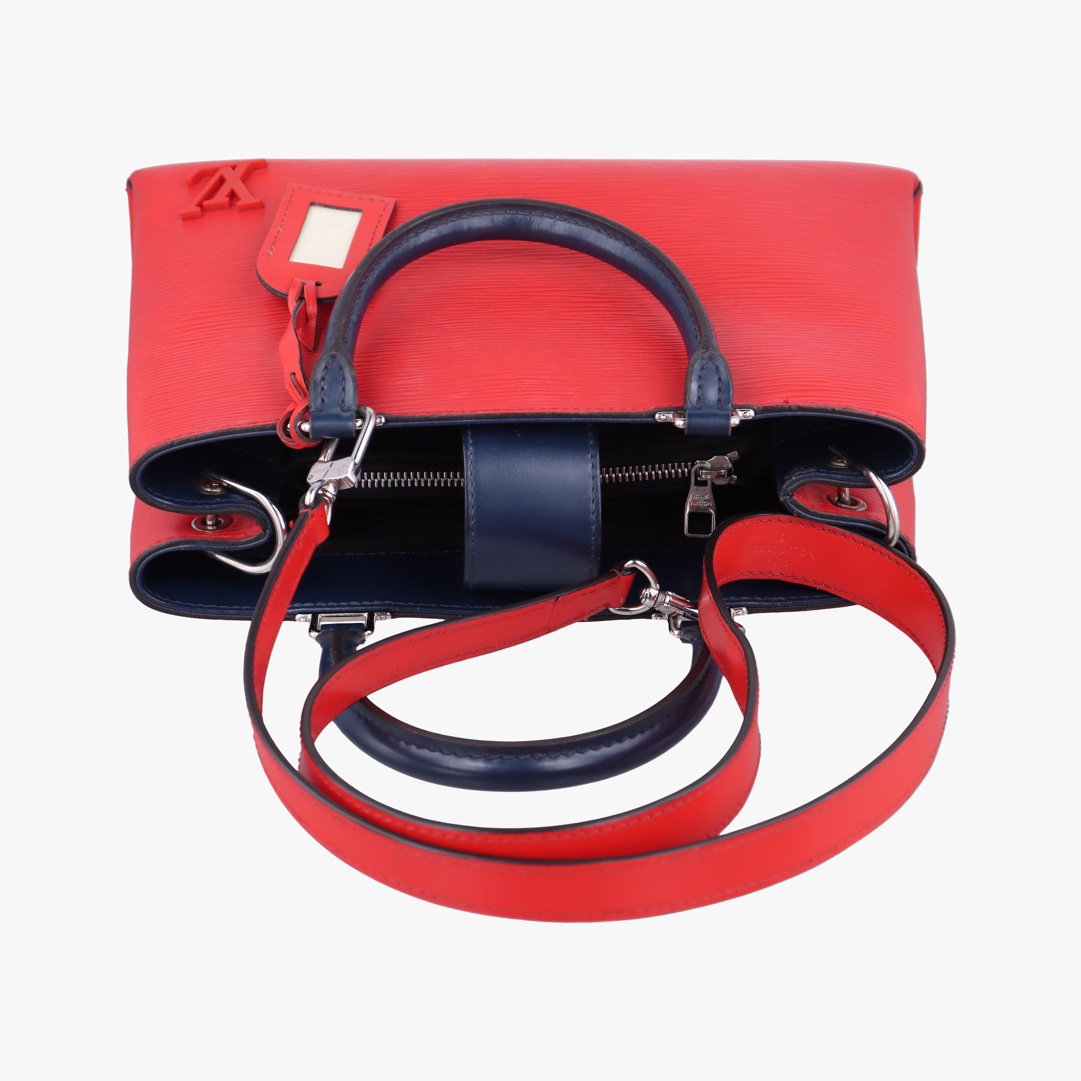 Pre-owned Louis Vuitton Kleber PM Red×Blue epi M51333 shoulderbag | stylenewstar