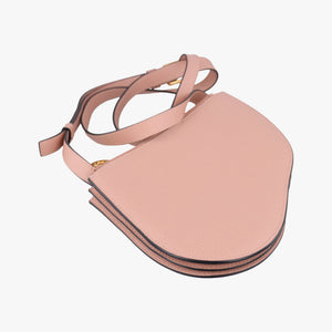Pre-owned Christian Dior Saddle Pink Leather  shoulderbag | stylenewstar