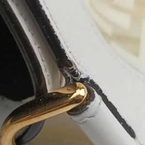 Pre-owned Fendi Runaway Shopper White PVC coated canvas 8BH360 shoulderbag | stylenewstar