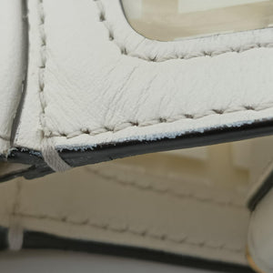 Pre-owned Fendi Runaway Shopper White PVC coated canvas 8BH360 shoulderbag | stylenewstar