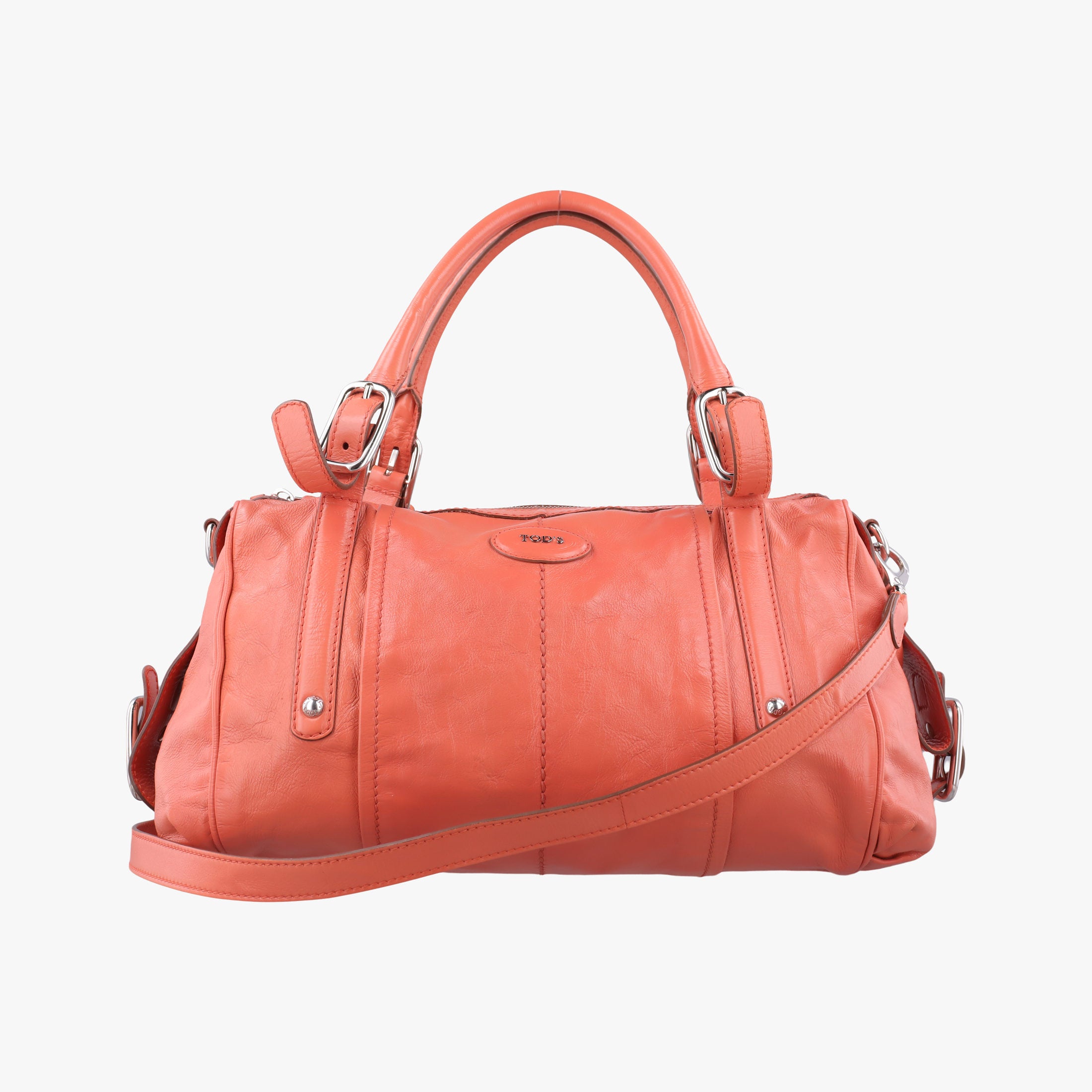 Vintage TODS G-LINE Orange Leather  shoulderbag | stylenewstar