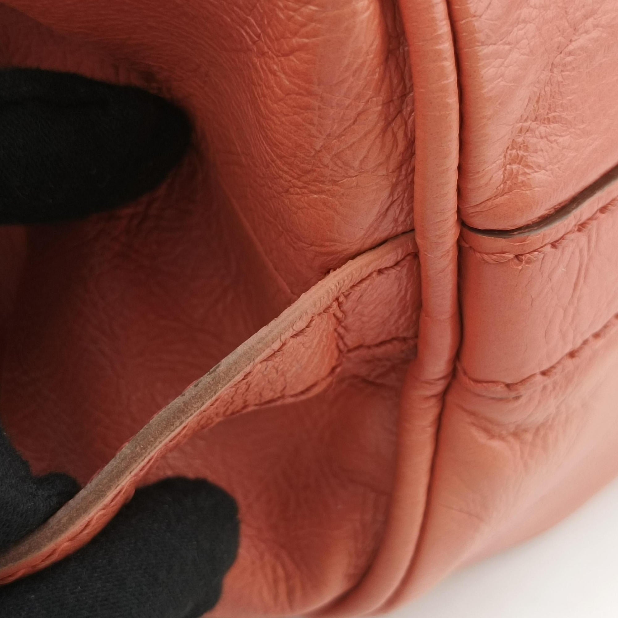 Vintage TODS G-LINE Orange Leather  shoulderbag | stylenewstar