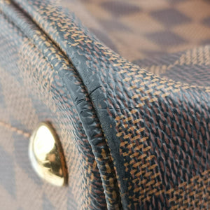 Pre-owned Louis Vuitton Ascot EBENE Damier canvas N41273 handbag | stylenewstar