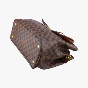 Pre-owned Louis Vuitton Ascot EBENE Damier canvas N41273 handbag | stylenewstar