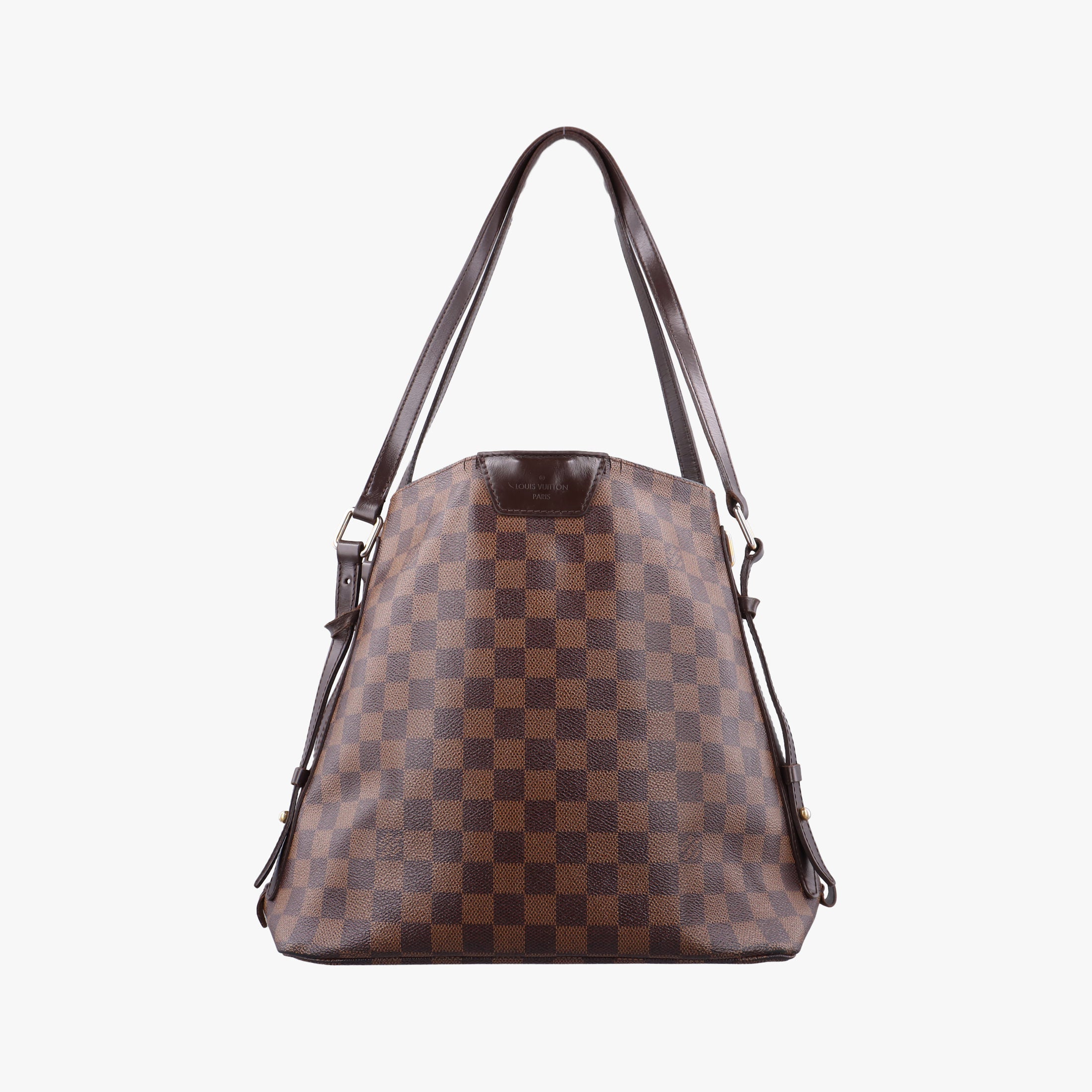Pre-owned Louis Vuitton Cabas Rivington EBENE Damier Canvas N41108 shoulderbag | stylenewstar