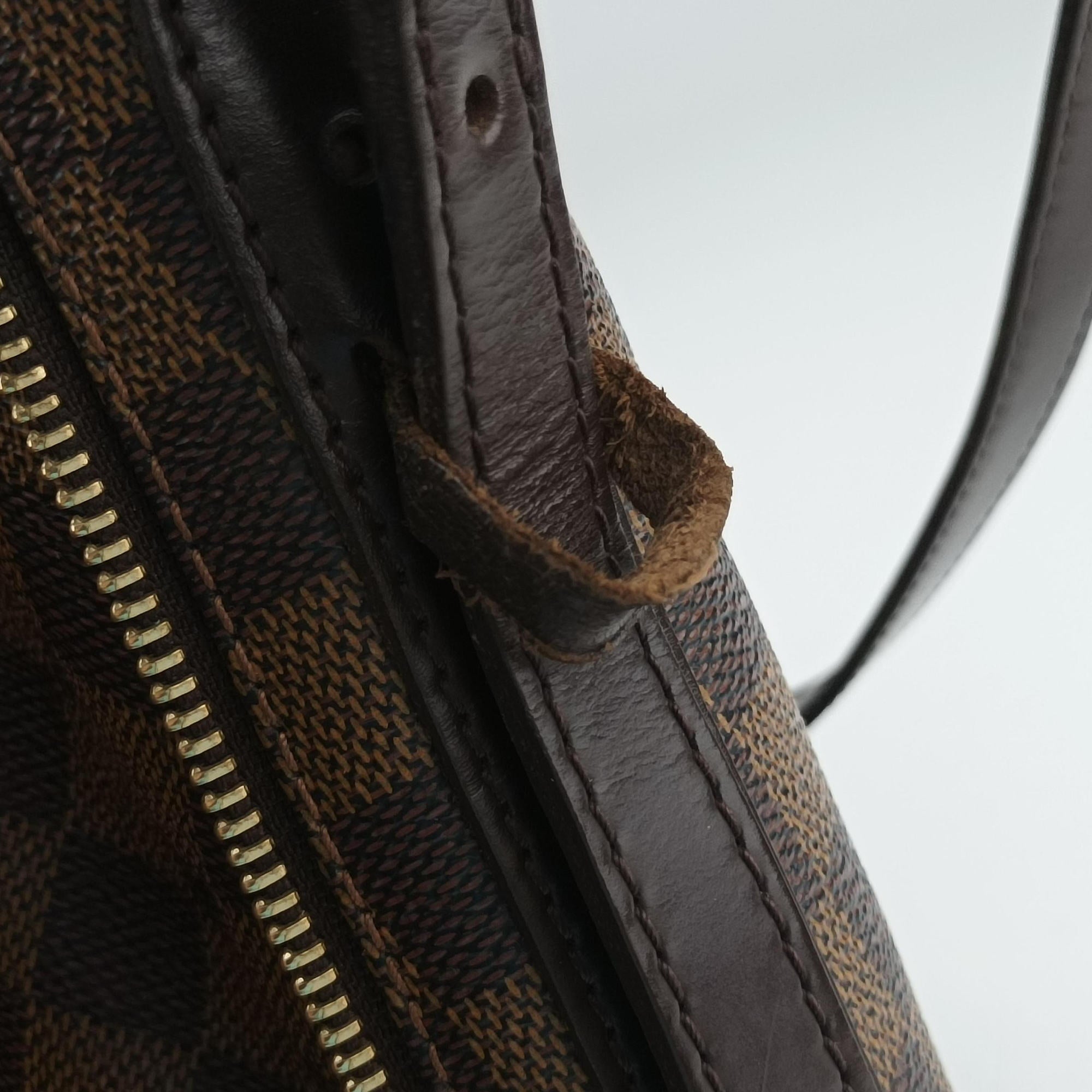 Pre-owned Louis Vuitton Cabas Rivington EBENE Damier Canvas N41108 shoulderbag | stylenewstar