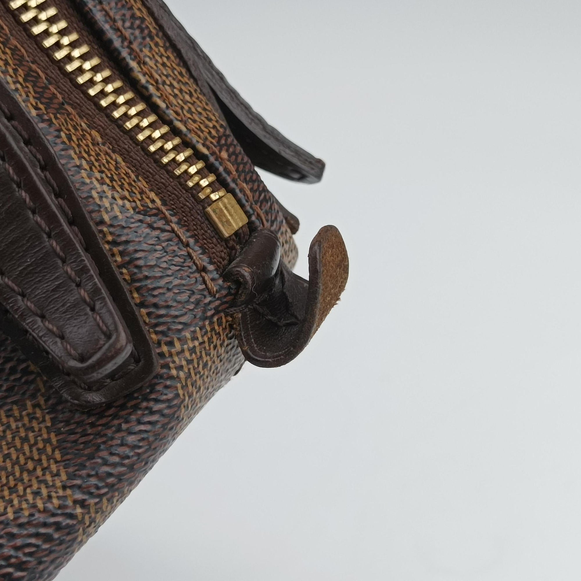 Pre-owned Louis Vuitton Cabas Rivington EBENE Damier Canvas N41108 shoulderbag | stylenewstar