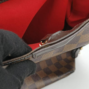 Pre-owned Louis Vuitton Cabas Rivington EBENE Damier Canvas N41108 shoulderbag | stylenewstar