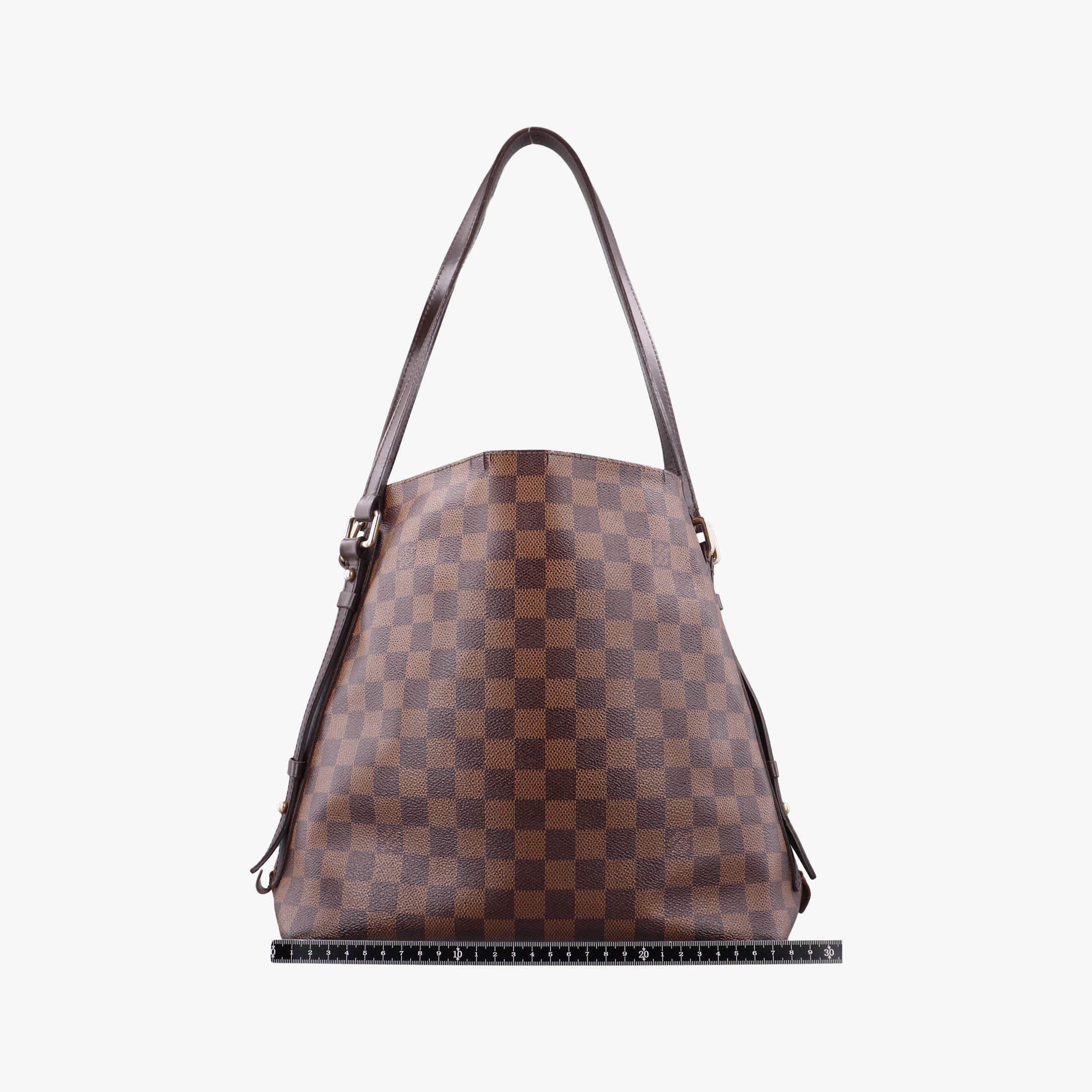 Pre-owned Louis Vuitton Cabas Rivington EBENE Damier Canvas N41108 shoulderbag | stylenewstar