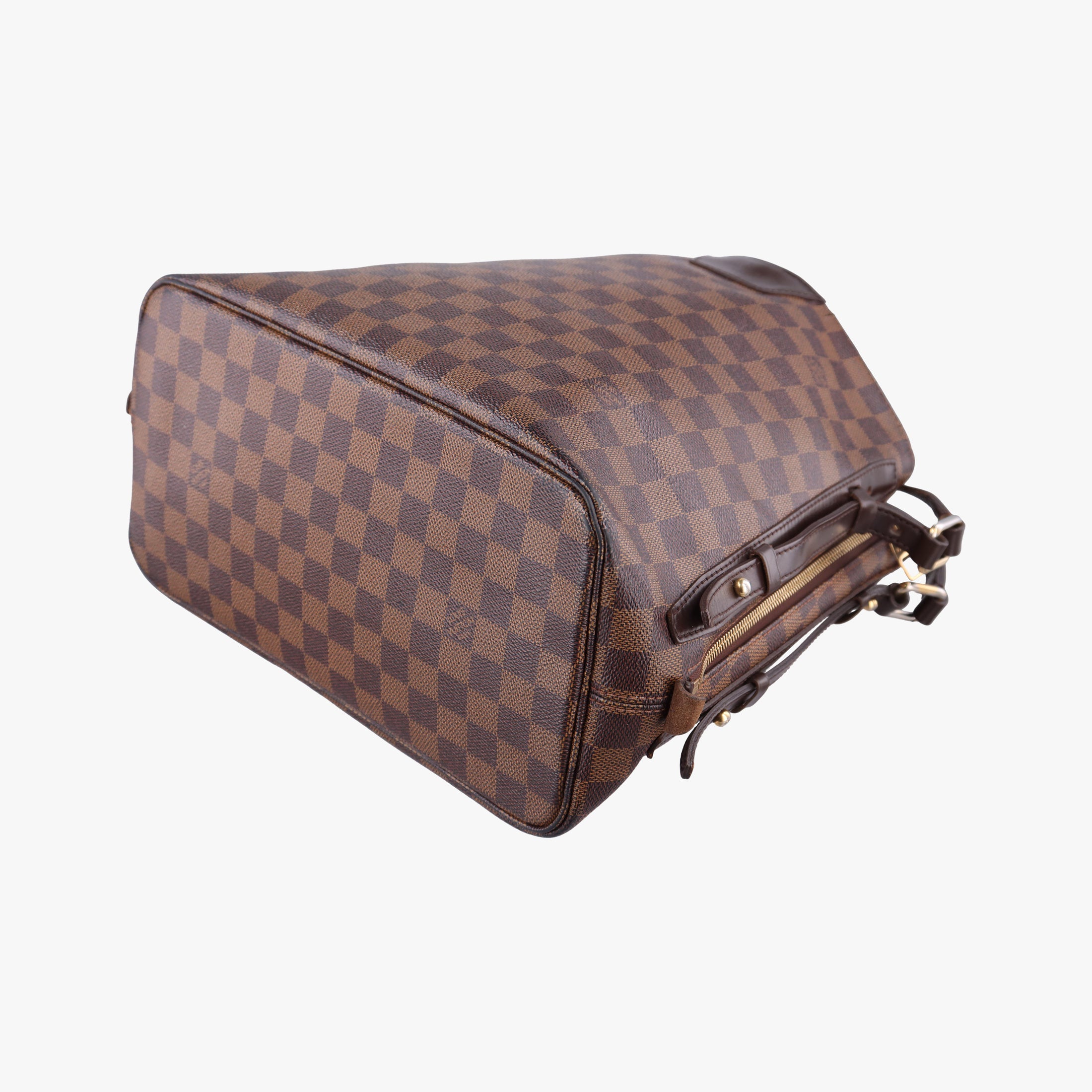 Pre-owned Louis Vuitton Cabas Rivington EBENE Damier Canvas N41108 shoulderbag | stylenewstar