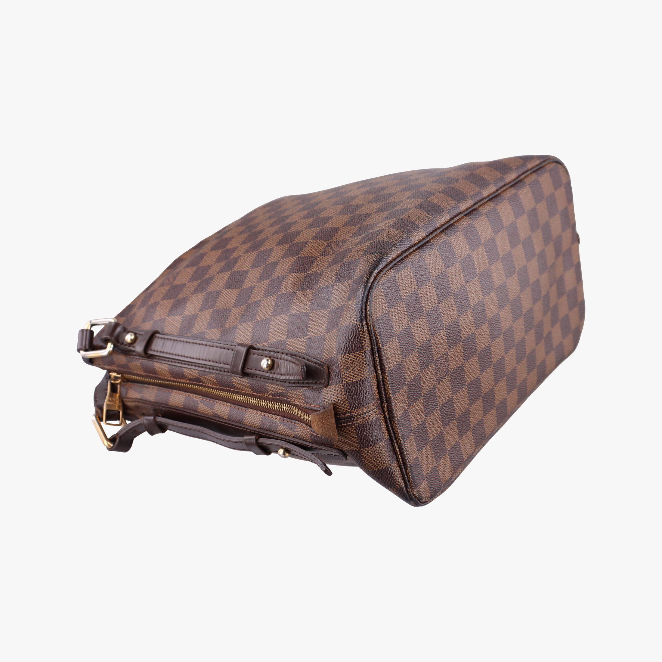 Pre-owned Louis Vuitton Cabas Rivington EBENE Damier Canvas N41108 shoulderbag | stylenewstar
