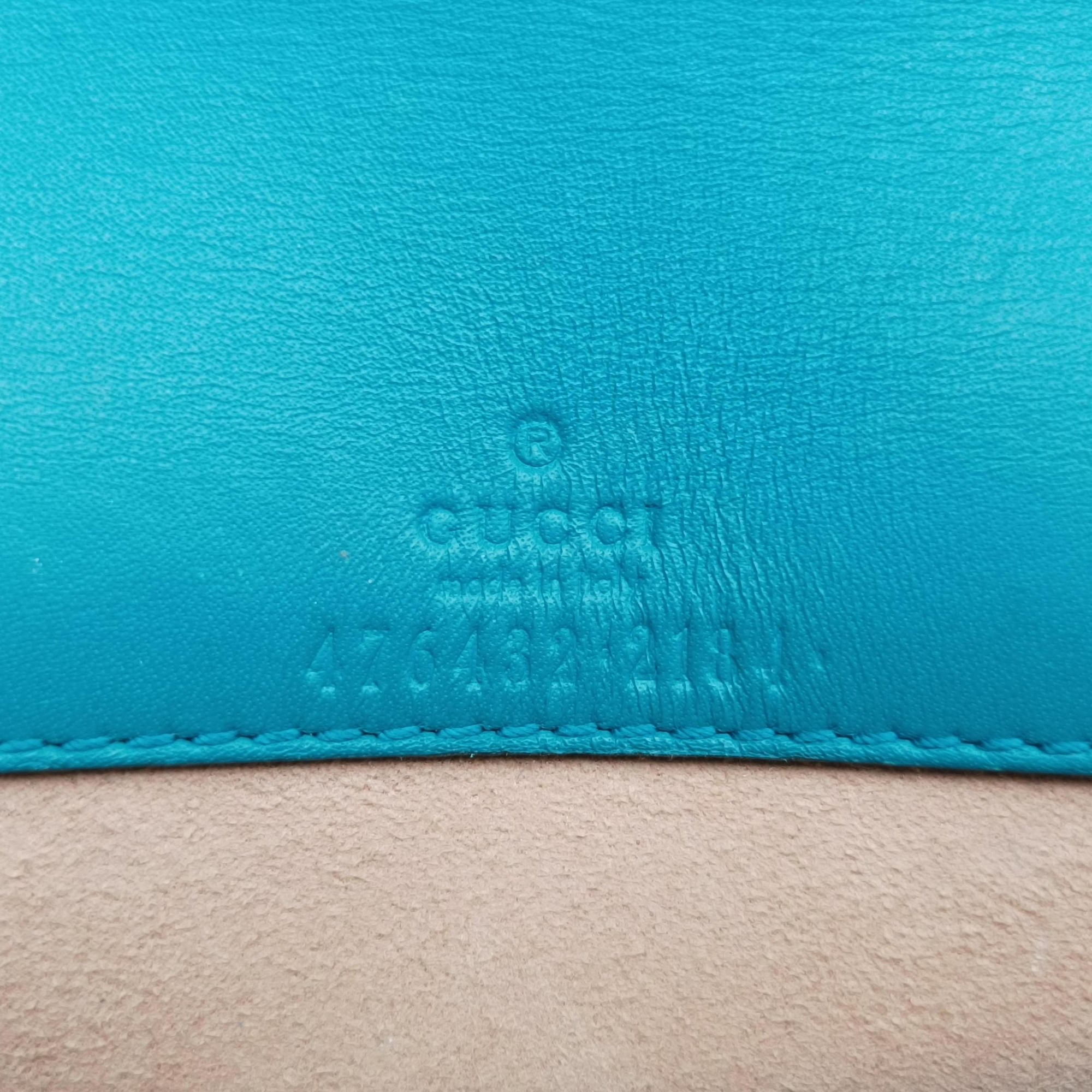 Pre-owned Gucci Dionysus Blue velour 476432 shoulderbag | stylenewstar