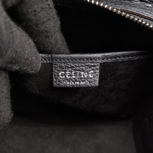 Vintage Celine Luggage nano Shopper Black Leather  shoulderbag | stylenewstar