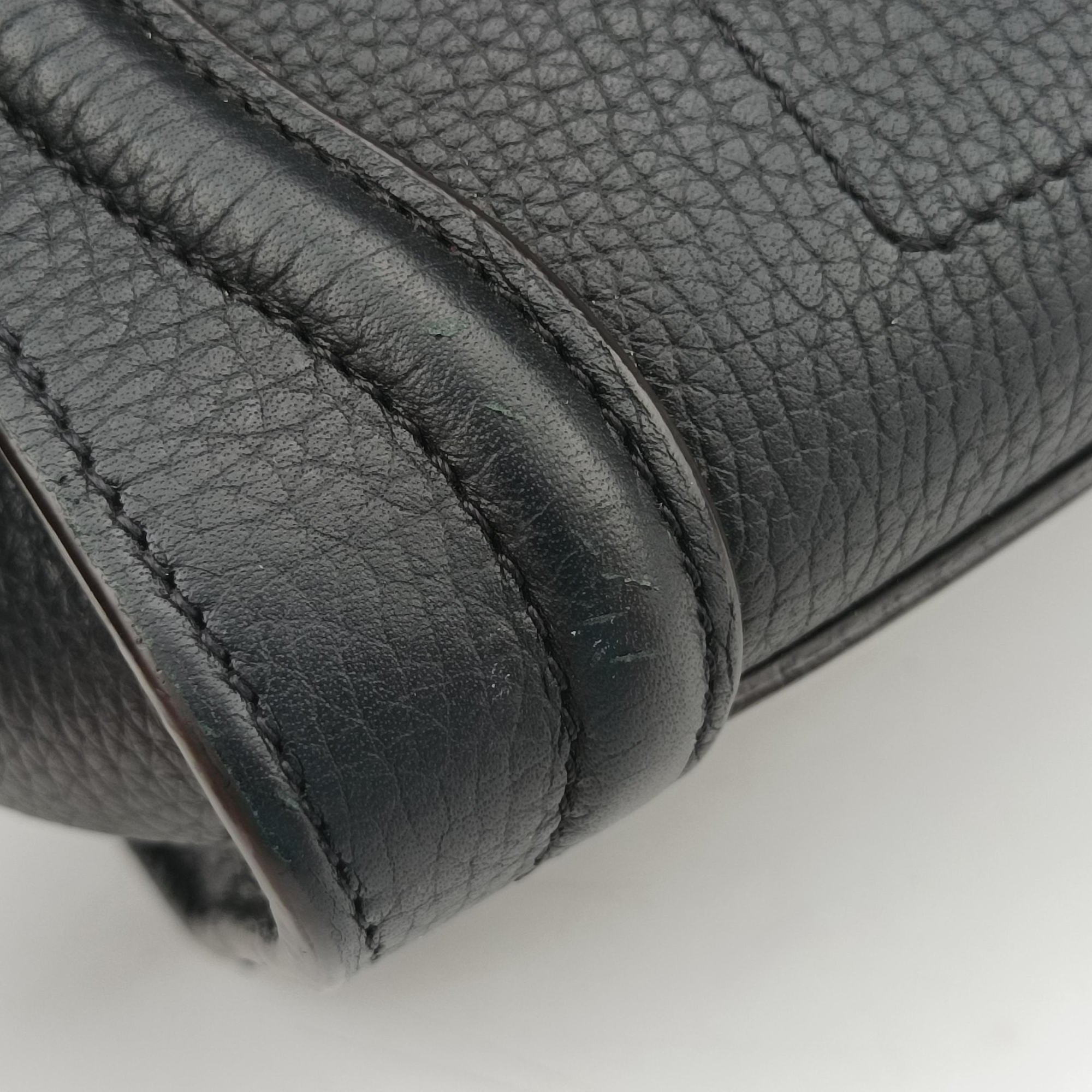 Vintage Celine Luggage nano Shopper Black Leather  shoulderbag | stylenewstar