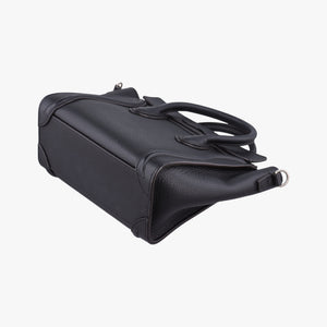 Vintage Celine Luggage nano Shopper Black Leather  shoulderbag | stylenewstar