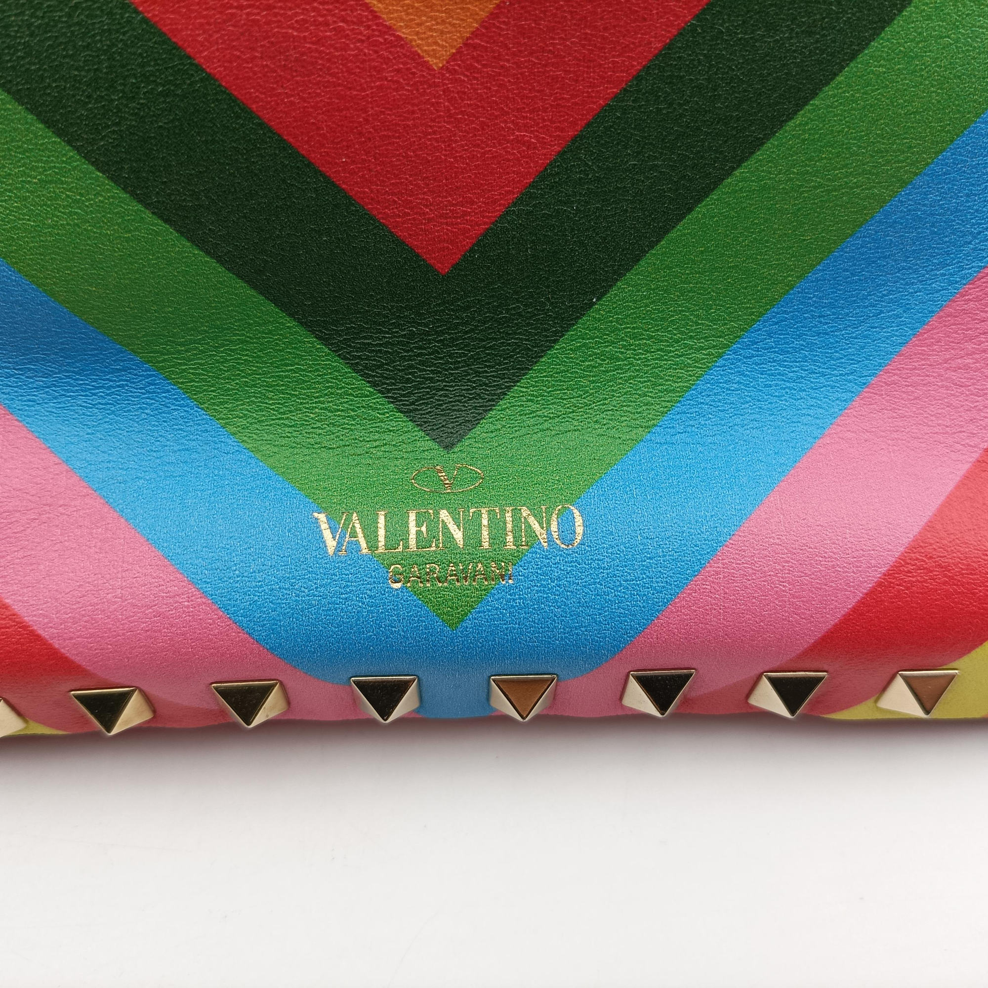Pre-owned Valentino Rockstud Multicolour Leather  shoulderbag | stylenewstar