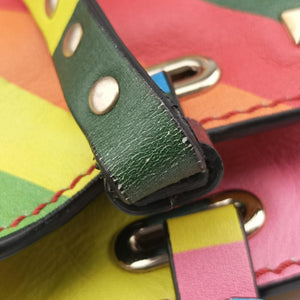 Pre-owned Valentino Rockstud Multicolour Leather  shoulderbag | stylenewstar