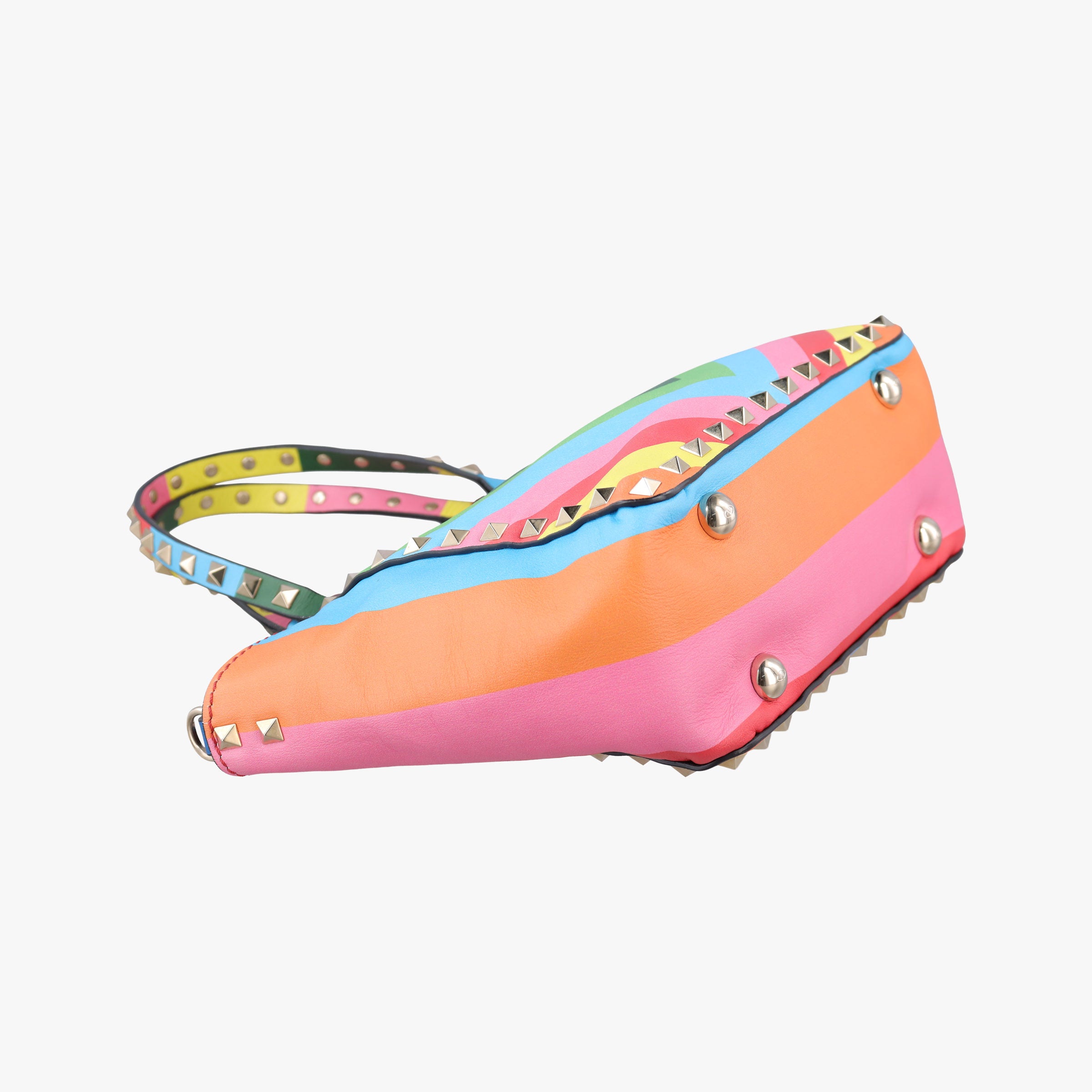 Pre-owned Valentino Rockstud Multicolour Leather  shoulderbag | stylenewstar