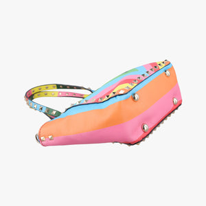 Pre-owned Valentino Rockstud Multicolour Leather  shoulderbag | stylenewstar