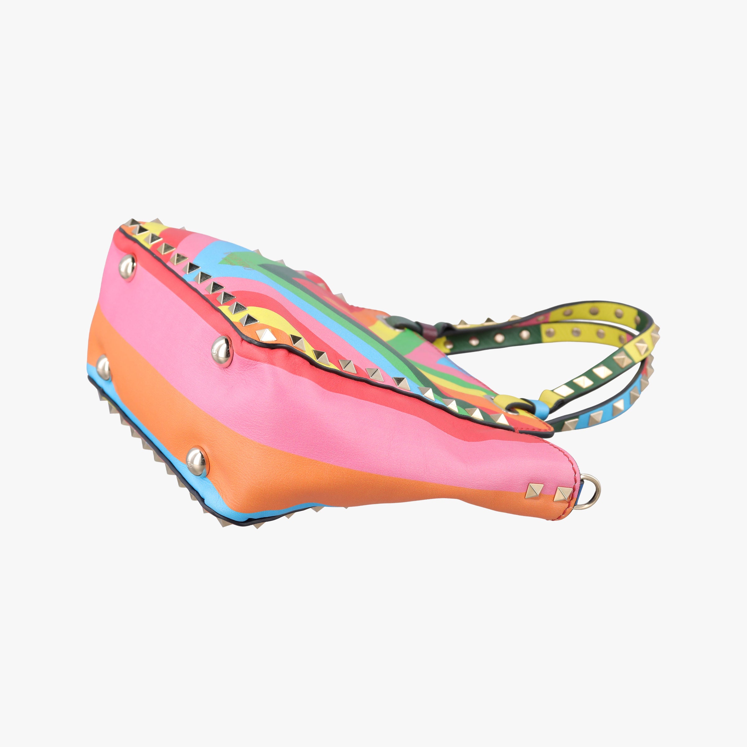 Pre-owned Valentino Rockstud Multicolour Leather  shoulderbag | stylenewstar