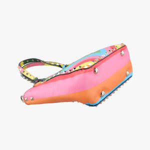 Pre-owned Valentino Rockstud Multicolour Leather  shoulderbag | stylenewstar