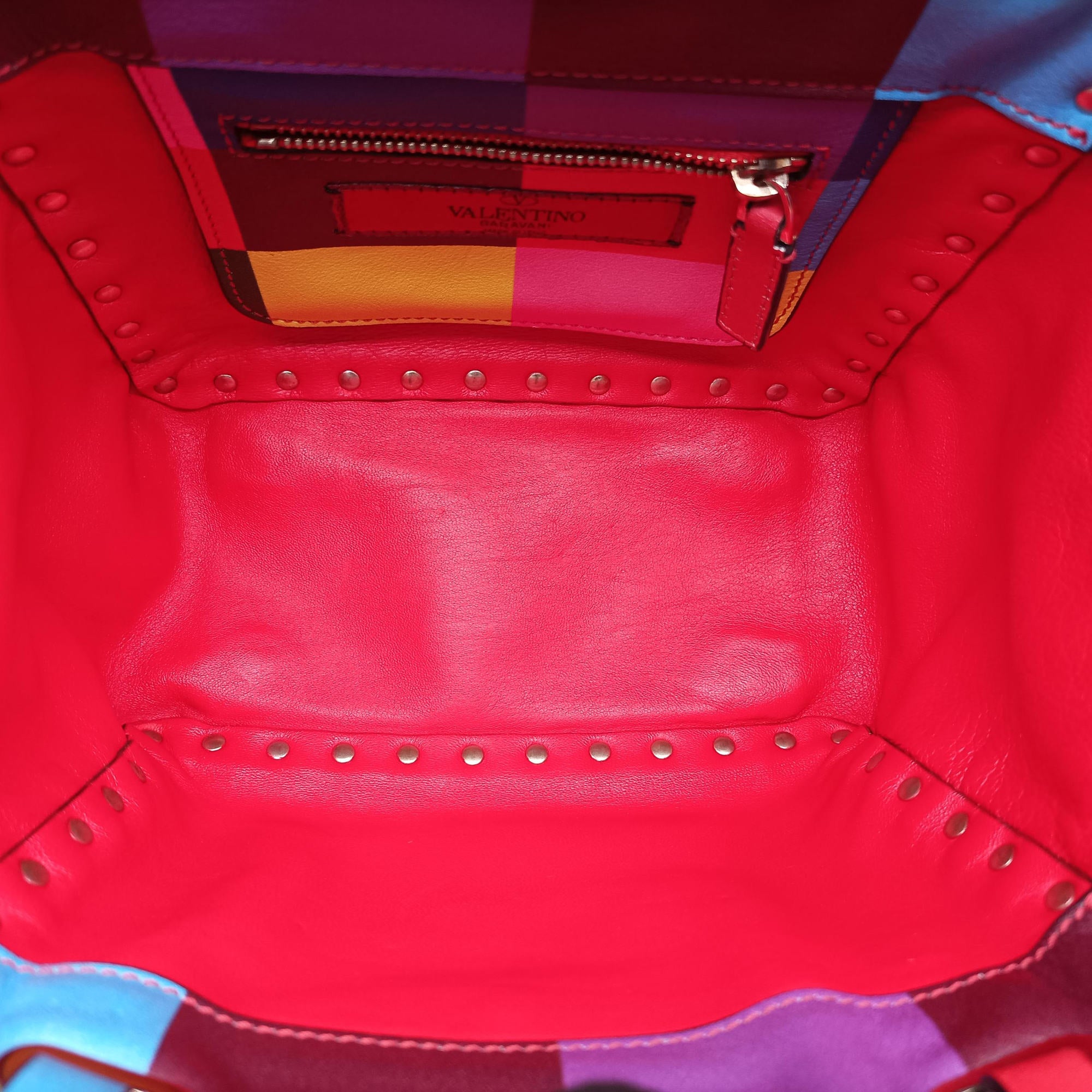 Pre-owned Valentino Rockstud Multicolour Leather  shoulderbag | stylenewstar