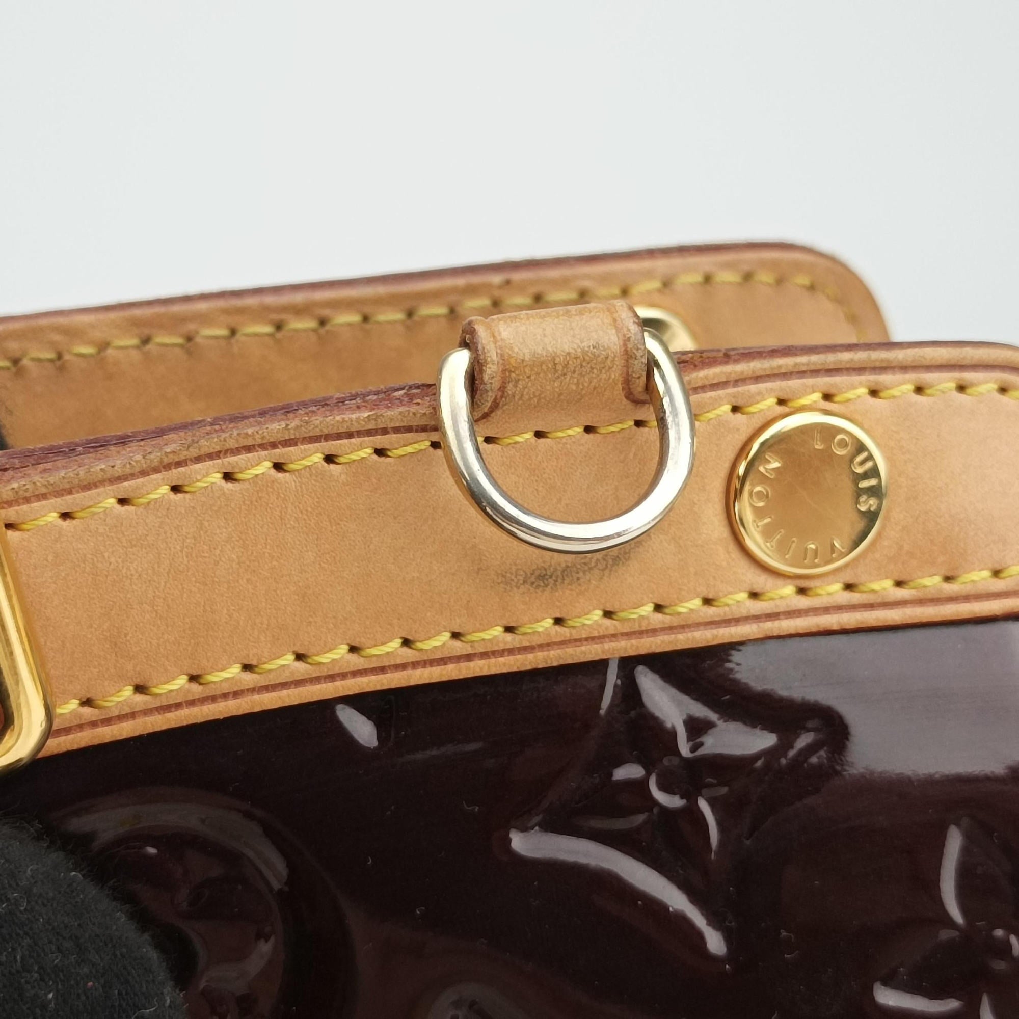 Pre-owned Louis Vuitton Brea MM ROUGE FAUVISTE Vernis M91690 shoulderbag | stylenewstar