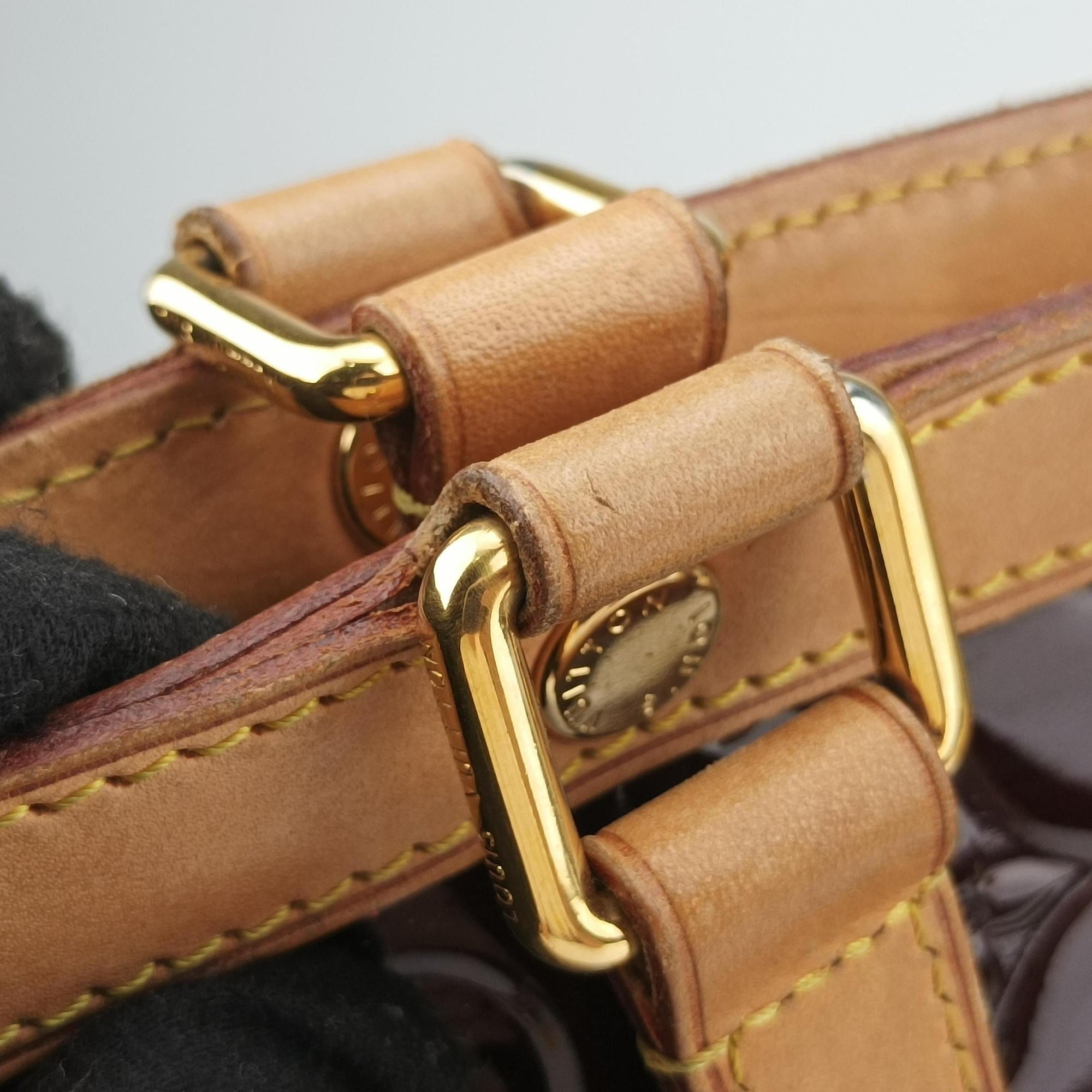 Pre-owned Louis Vuitton Brea MM ROUGE FAUVISTE Vernis M91690 shoulderbag | stylenewstar