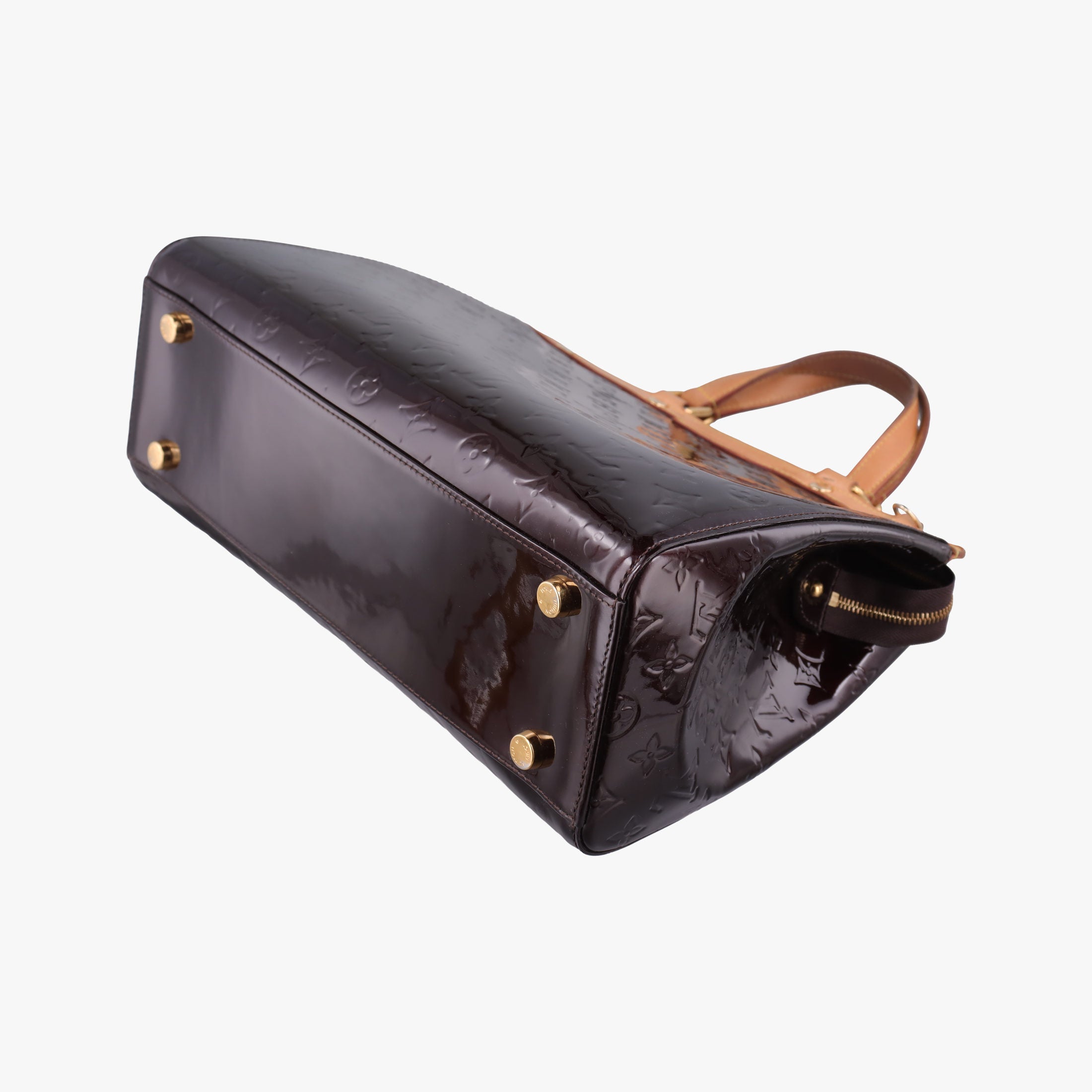 Pre-owned Louis Vuitton Brea MM ROUGE FAUVISTE Vernis M91690 shoulderbag | stylenewstar