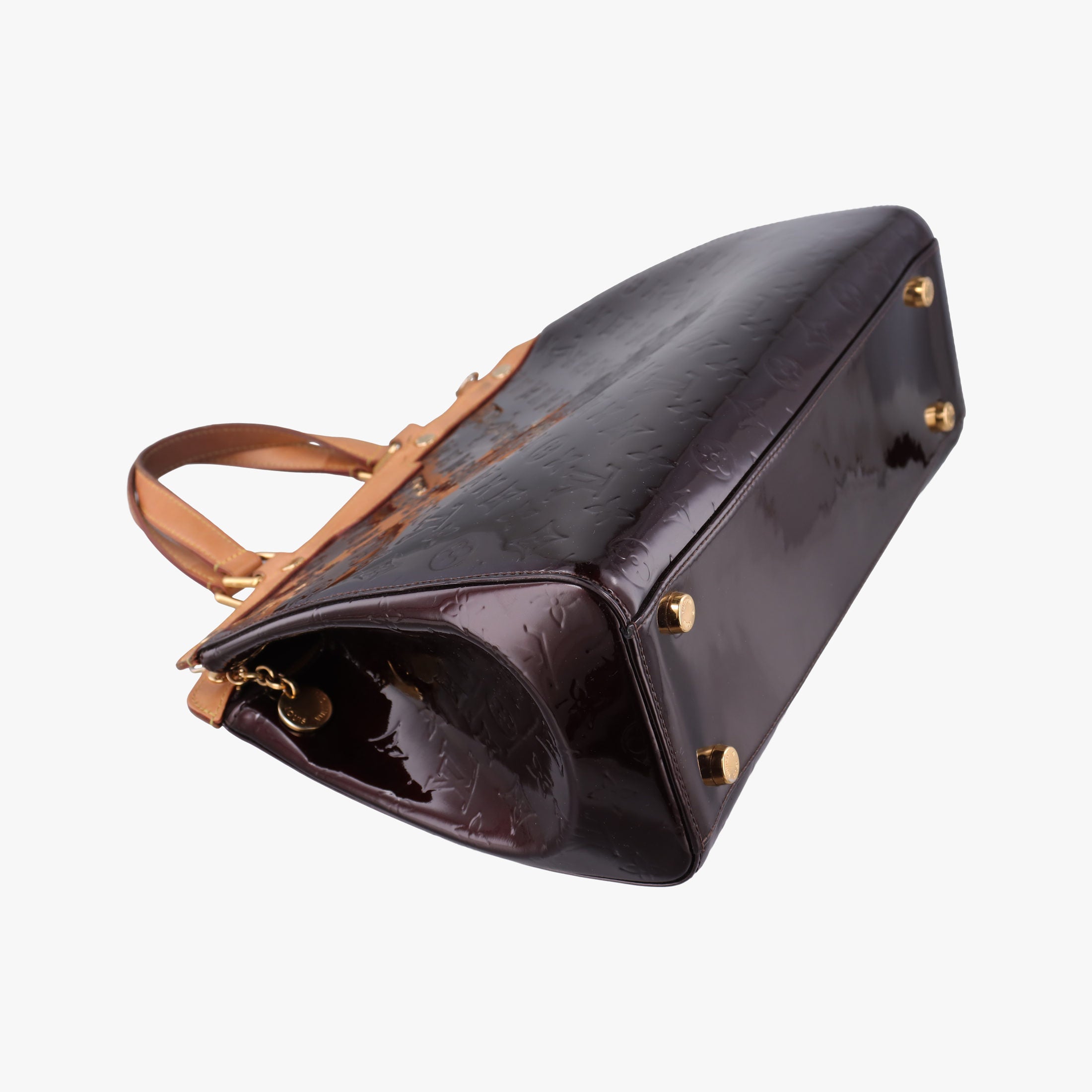 Pre-owned Louis Vuitton Brea MM ROUGE FAUVISTE Vernis M91690 shoulderbag | stylenewstar