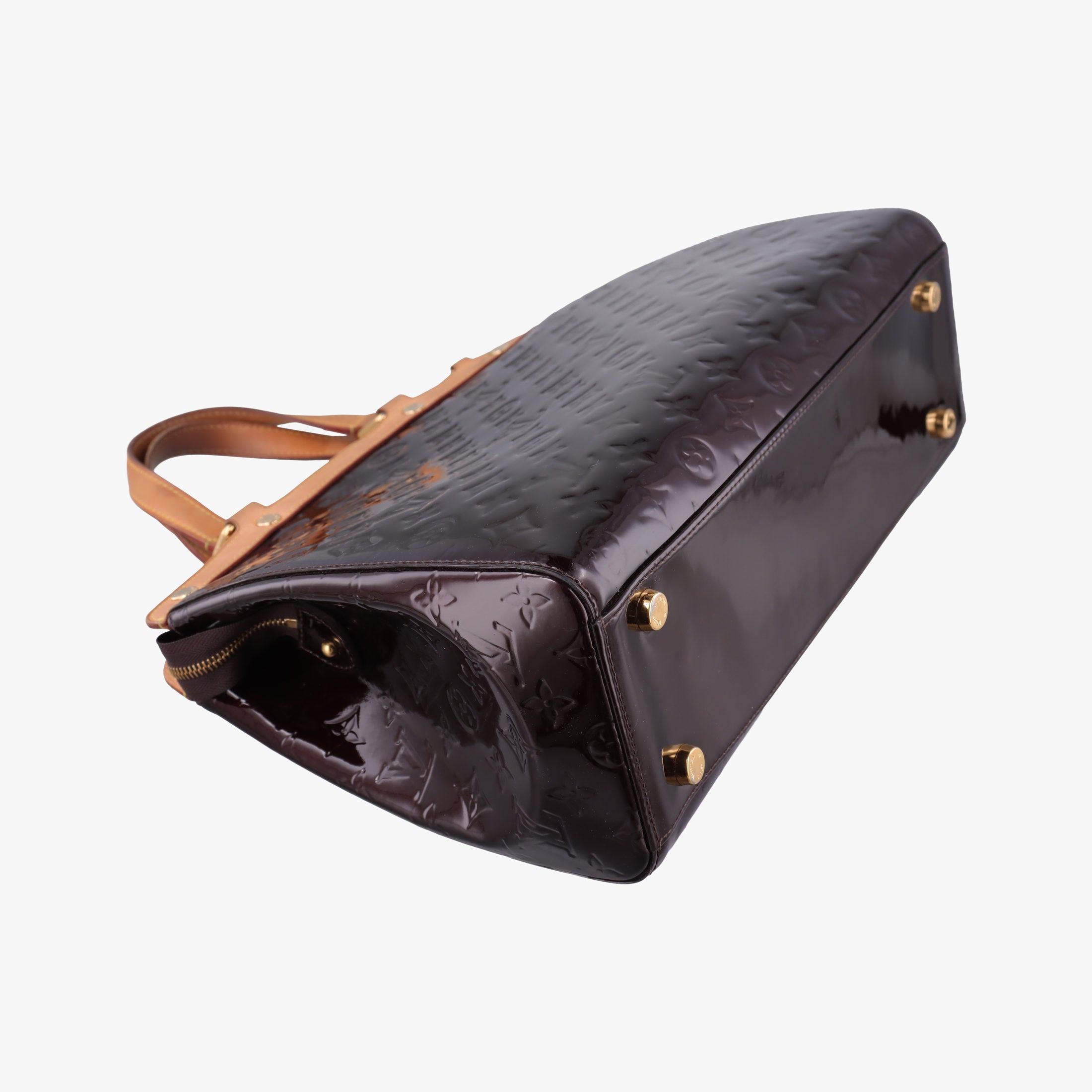 Pre-owned Louis Vuitton Brea MM ROUGE FAUVISTE Vernis M91690 shoulderbag | stylenewstar