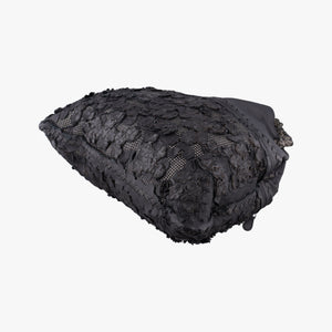Vintage Bottega Veneta Laser-cut Floral Applique Limited Edition Black Leather  handbag | stylenewstar