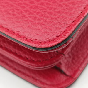 Pre-owned Gucci Interlocking G Red Leather 510304 shoulderbag | stylenewstar