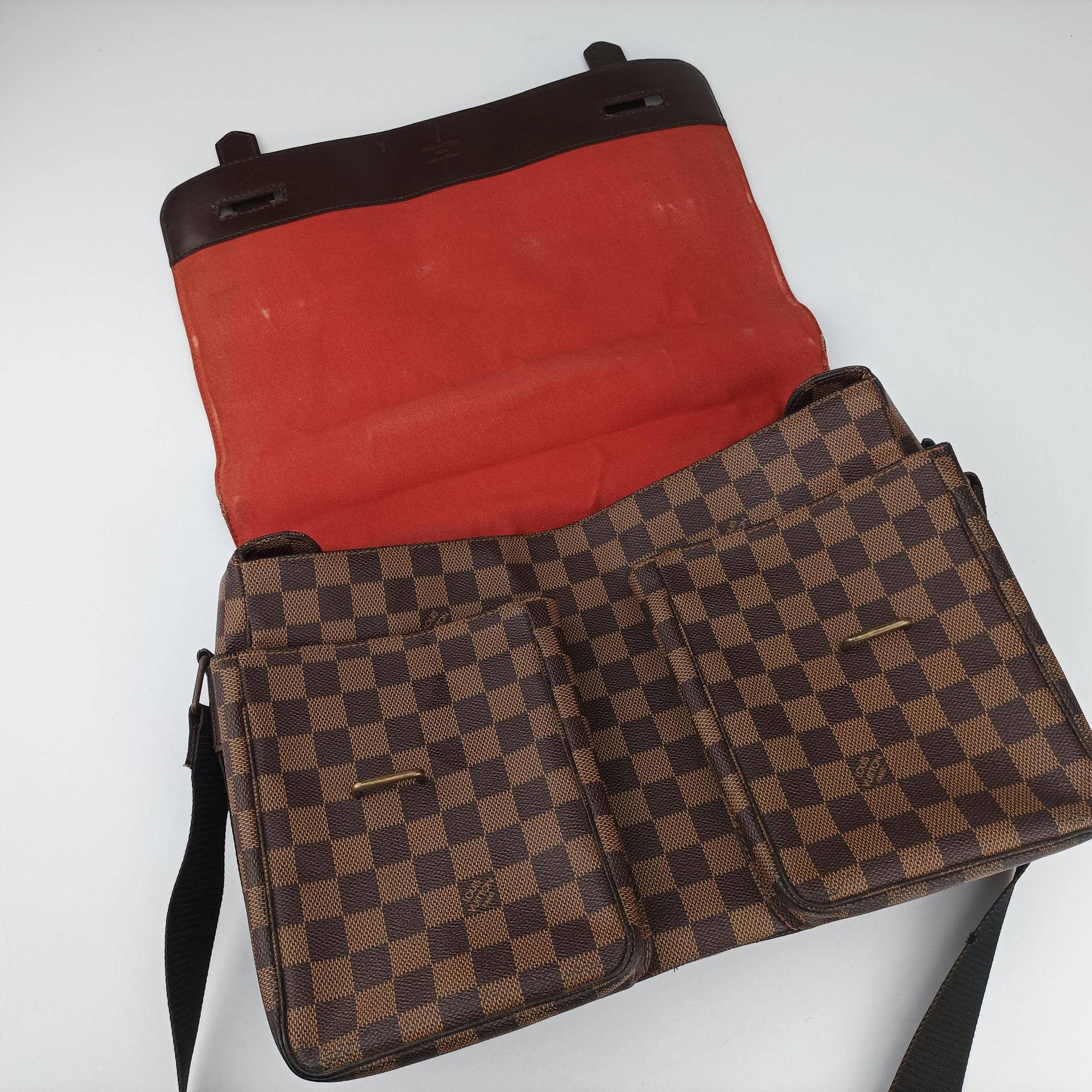 Pre-owned Louis Vuitton BROADWAY EBENE Damier Canvas N42270 shoulderbag | stylenewstar