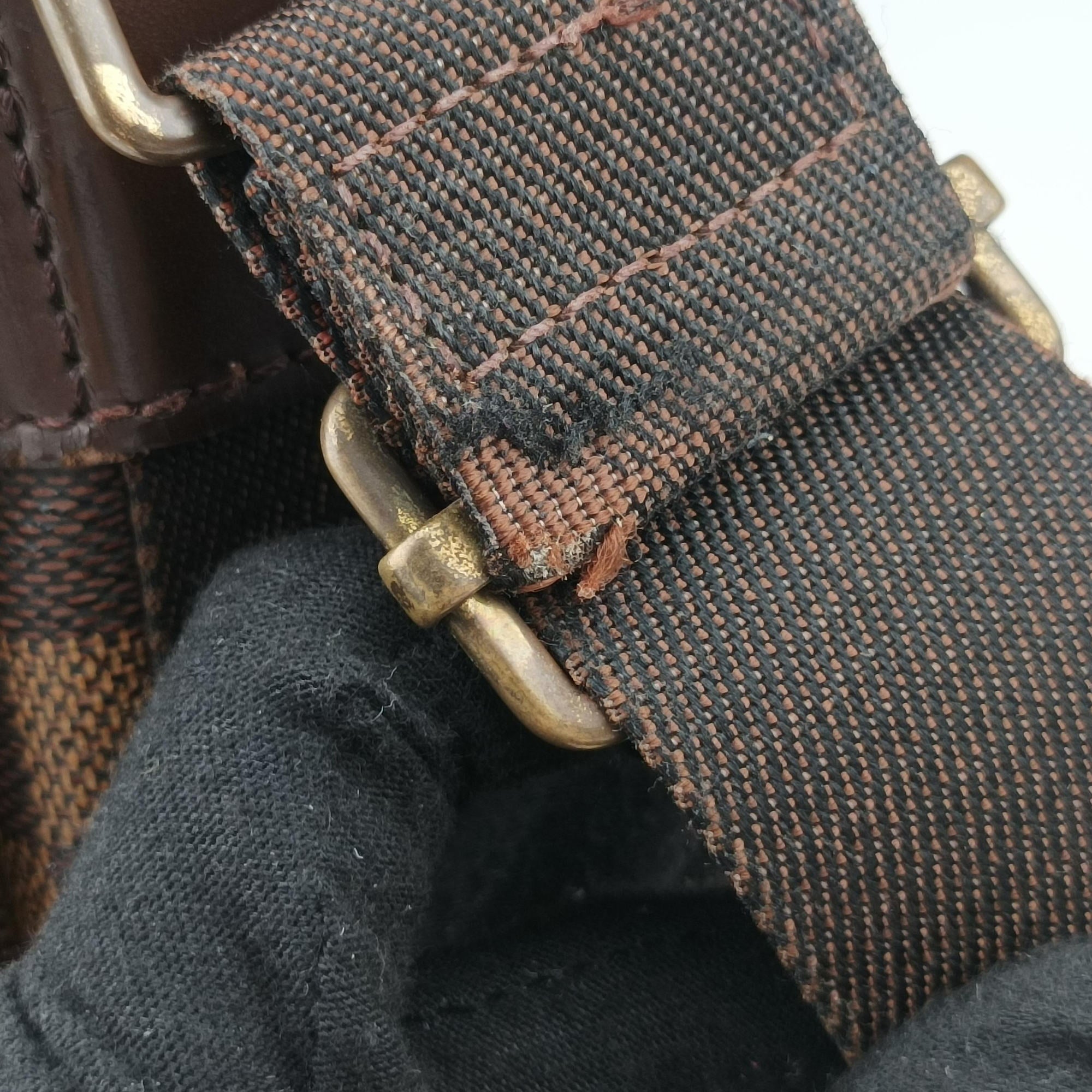 Pre-owned Louis Vuitton BROADWAY EBENE Damier Canvas N42270 shoulderbag | stylenewstar