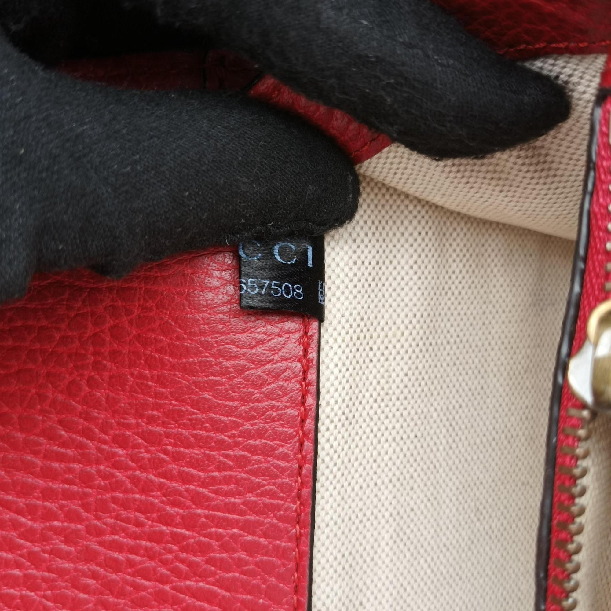 Pre-owned Gucci Dionysus Red Leather 400249 shoulderbag | stylenewstar